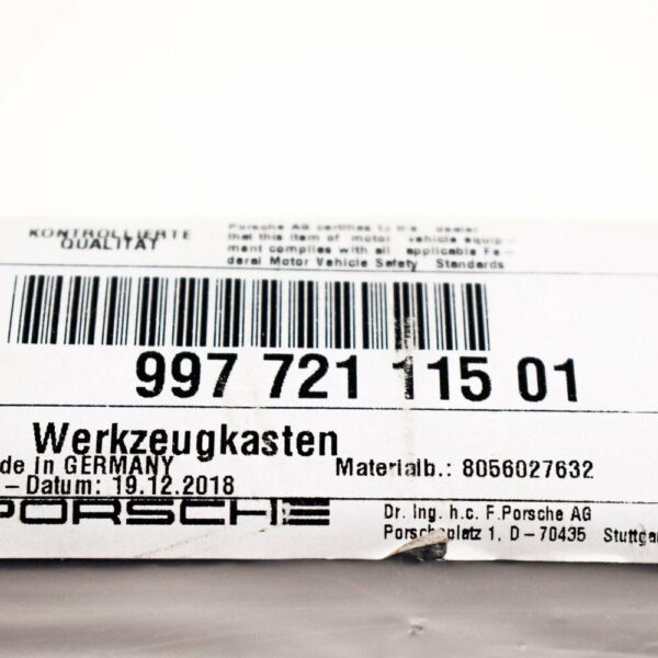 99772111501 - Porsche 911 991 Multi-Purpose Tool Set 99772111501 NEW GENUINE