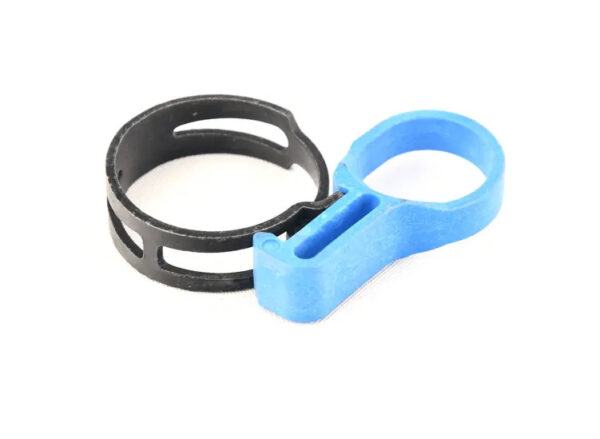 99951274001 - Porsche 911 997 power steering pressure hose clip 99951274001 NEW ORIGINAL