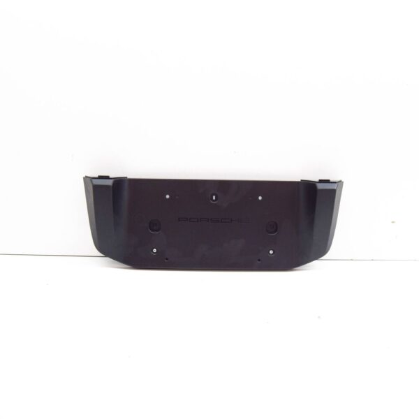 9J1807801OK1 - Porsche Taycan Rear Bumper License Plate Holder 9J1807801OK1 NEW GENUINE