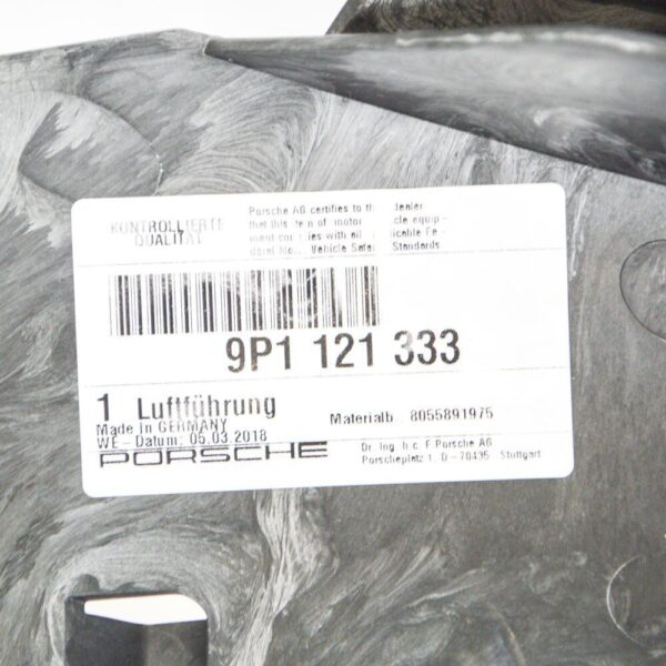 9P1121333 - Porsche 718 Boxster 982 2.0i Motor Fan Air Channel 9P1121333 New