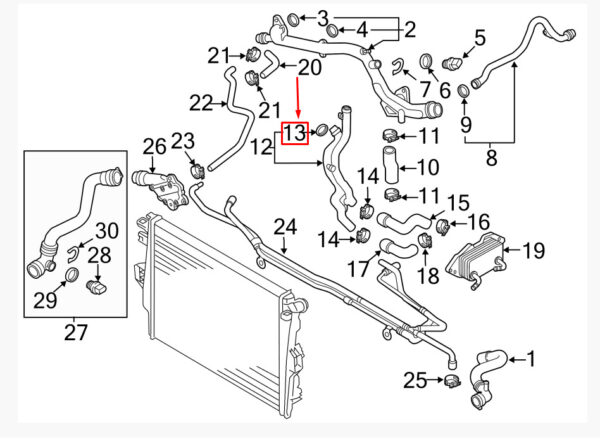 N90925001 - New Porsche Cayenne 92A Coolant Pipe O-Ring N90925001 Genuine