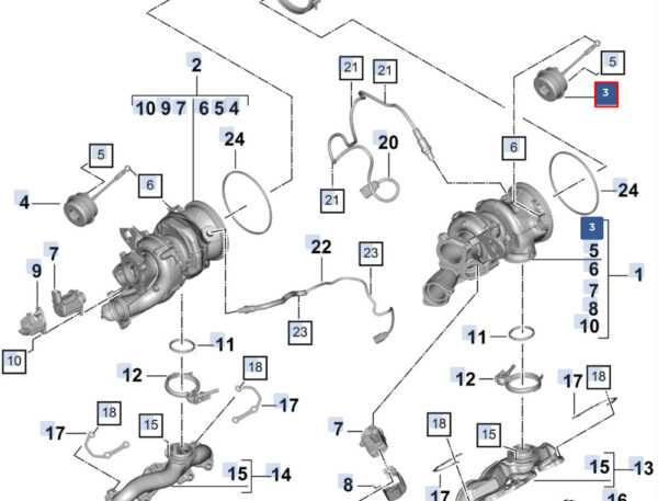 PAB145461A - Porsche Panamera 971 Turbocharger Wastegate Actuator PAB145461A NEW REAL