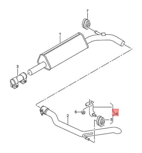 1S0253144C - OEM VW SEAT SKODA up! e-up! Mii Citigo 121 122 KF1 NF1 Bracket 1S0253144C