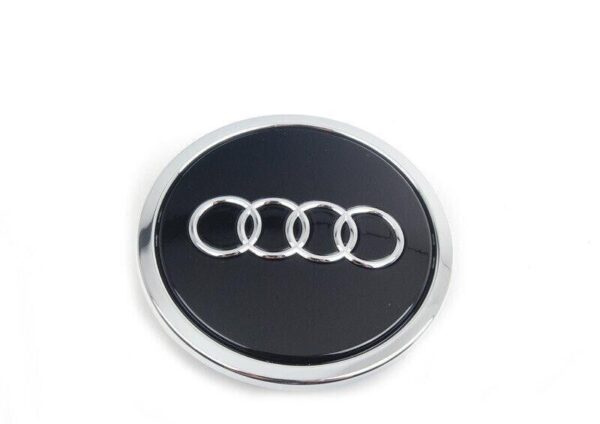 4B0601170AAX1 - Audi Wheel Center Hub Cap Glossy Black Original 4B0601170AAX1