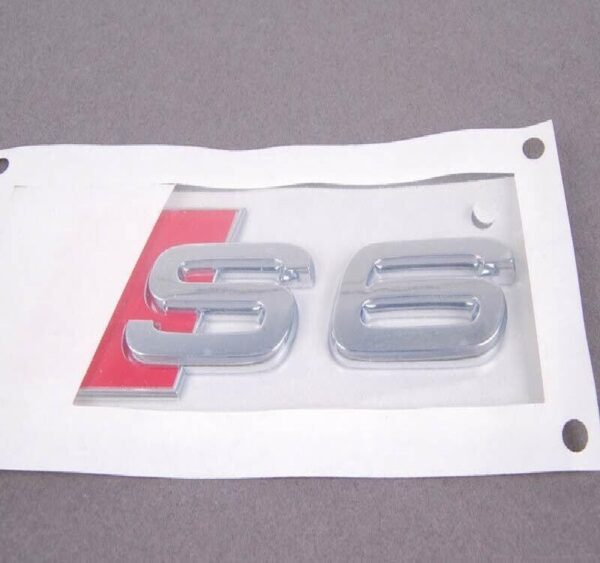 4B08537352ZZ - Audi A6 C4 C5 C6 C7 Tailgate Badge Emblem S6 Genuine 4B08
