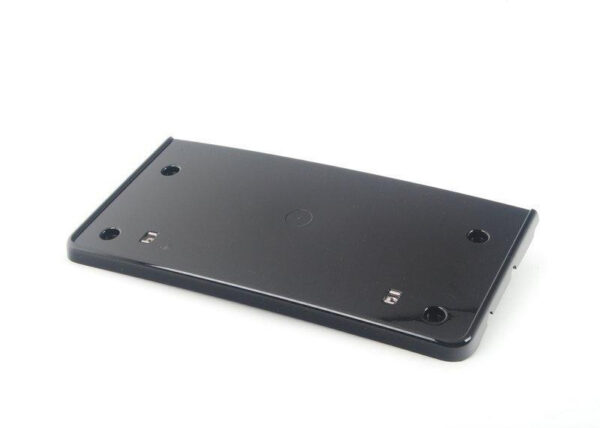 4G0807285JT94 - Audi A6 Avant 2011 2014 Genuine VAG Polished Black License Plate Frame 4G0807285JT94