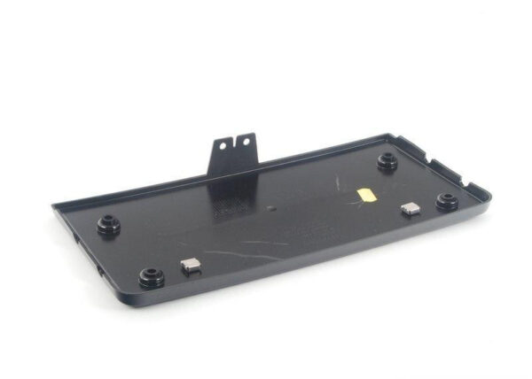 4G0807285JT94 - Audi A6 Avant 2011 2014 Genuine VAG Polished Black License Plate Frame 4G0807285JT94
