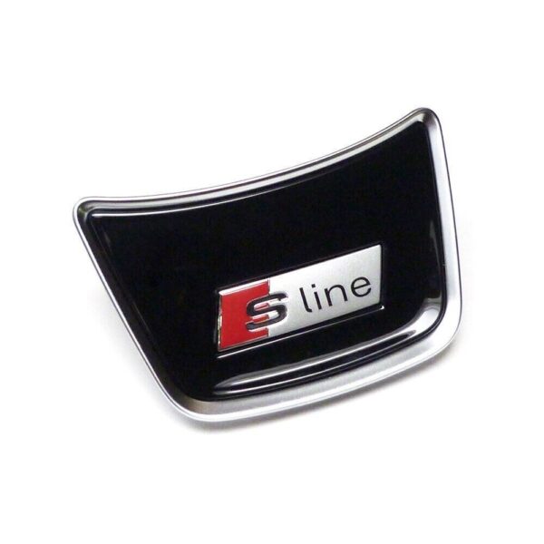 4H0419673AINZ - Audi S Line Medium A1 A6 A7 A8 Genuine Logo Control Cover Emblem 4H0419673AI
