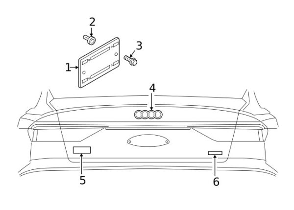 4KE8271139B9 - Audi Audi e-tron GEA Trim for Satin Plate Black Original 4KE8271139B9