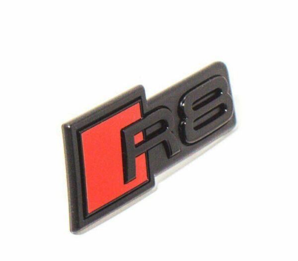 4S0853737GT94 - Audi R8 4S front bumper radiator grid emblem original logo 4S0853737