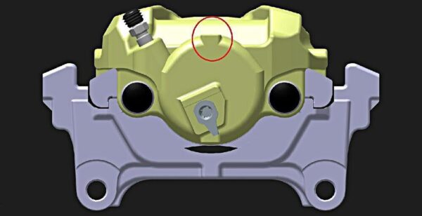 561615123A - OEM VW Passat 4Motion Brake Caliper Housing Left 561615123A