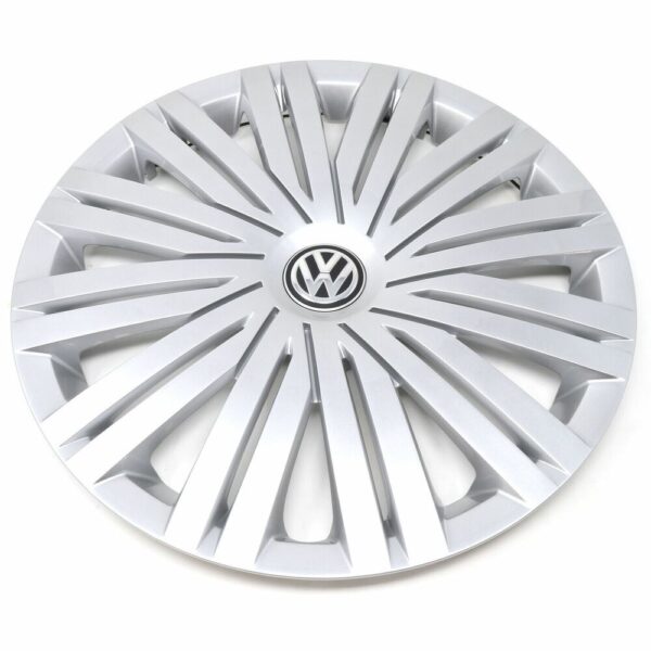 6C0601147CYTI - VW 15-Inch Genuine 6C0601147CYTI Silver Hub Cover