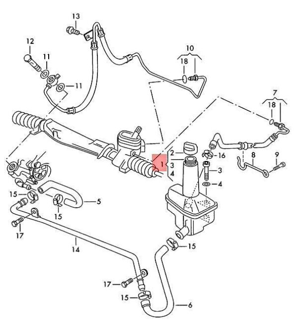 7M3422371A - OEM VW SEAT Sharan syncro 4Motion Alhambra 7M6 Oil Container 7M3422371A
