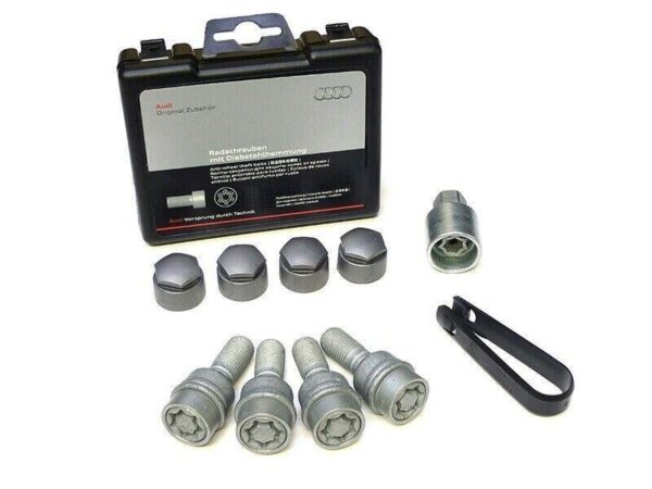 83A071455 - Genuine Audi VW M14x1.5x45 Anti-Theft Bolt Kit 83A071455