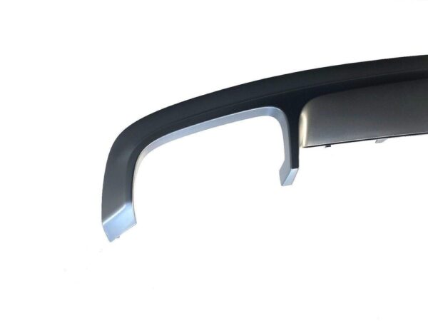 8J0807421F1RR - Audi TT TTS 07-14 Dual Exhaust Rear Bumper Diffuser Original Grey