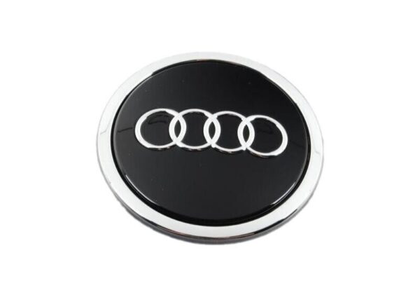 8T0601170AAX1 - Audi 21"" Alloy Center Wheel Hub Glossy Black Cap Genuine 8T0601170AAX1