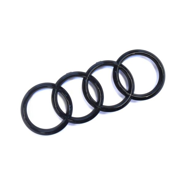 8V0853742BT94 - Audi Glossy Black Four Ring Hood Front Badge - R8