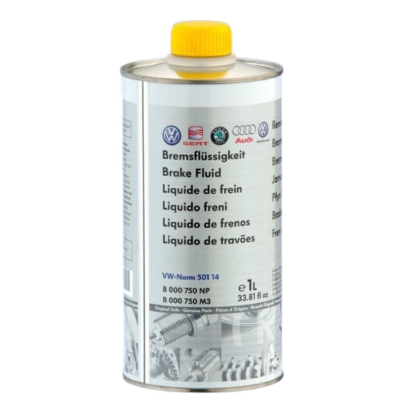 B000750M3 - VW Audi ŠKODA Brake Fluid 1 liter B000750M3 Authentic