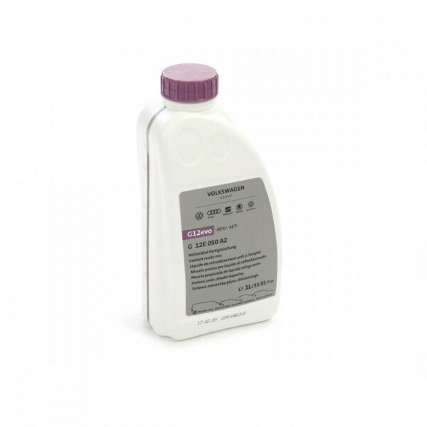 G12E050A2 - Audi VW Radiator Anti-Freeze READY MIX Ready Mix G12 Evo 1L Genuine G12E050A2