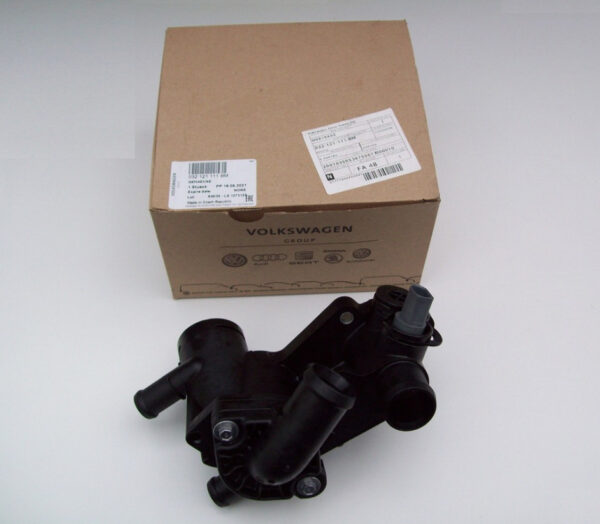 032121111BM - VW GOLF PLUS 5M engine thermostat housing 032121111BM NEW ORIGINAL