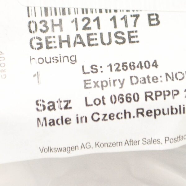 03H121117B - NEW VOLKSWAGEN PASSAT CC THERMOSTAT HOUSING 03H121117B