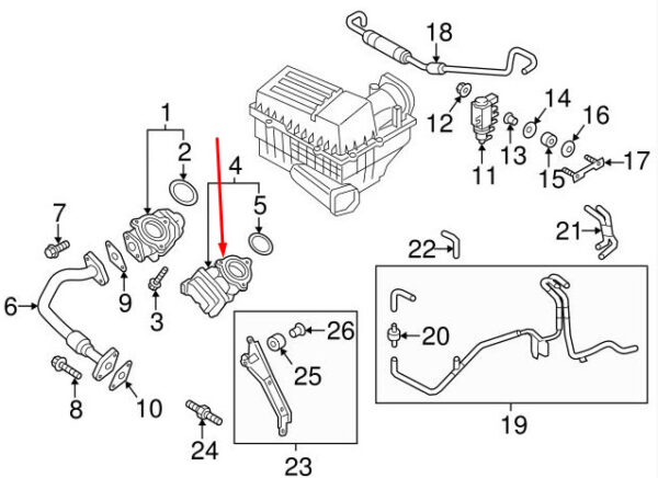 03L128063F - NEW VOLKSWAGEN PASSAT B7 THROTTLE BODY 03L128063F GENUINE