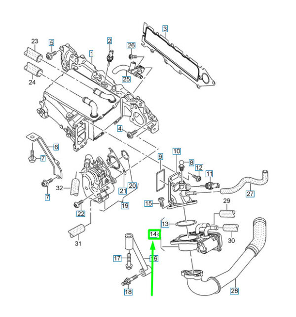 04L128063R - VOLKSWAGEN PASSAT B8 3G throttle housing 04L128063R NEW REAL