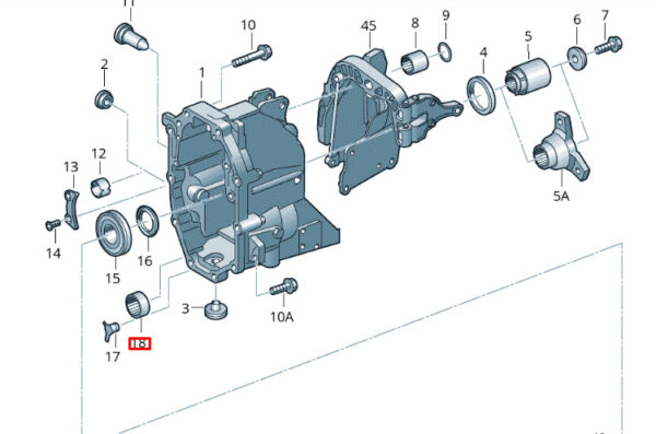 0B7311139B - VOLKSWAGEN CRAFTER 2E manual transmission roller sleeve 0B7311139B NEW ORIGINAL