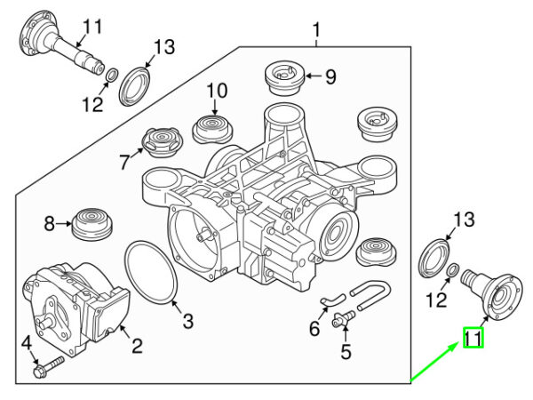 0CR525351 - Volkswagen Arteon 3H7 Left Axle Flanged Shaft 0CR525351 NEW GENUINE