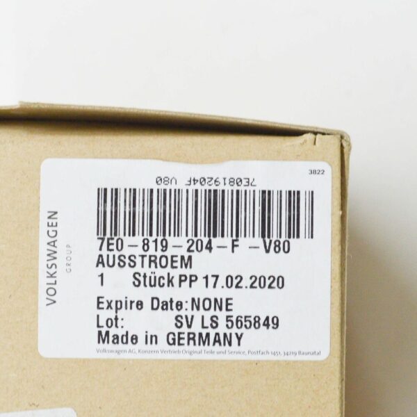 7E0819204FV80 - NEW VW TRANSPORTER T5 DASHBOARD RIGHT AIR VENT 7E0819204FV80