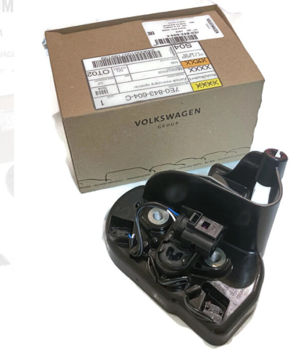 7E0843604C - NEW VW TRANSPORTER VI T6 RIGHT SLIDING DOOR ROTARY LATCH LOCK 7E0843604C