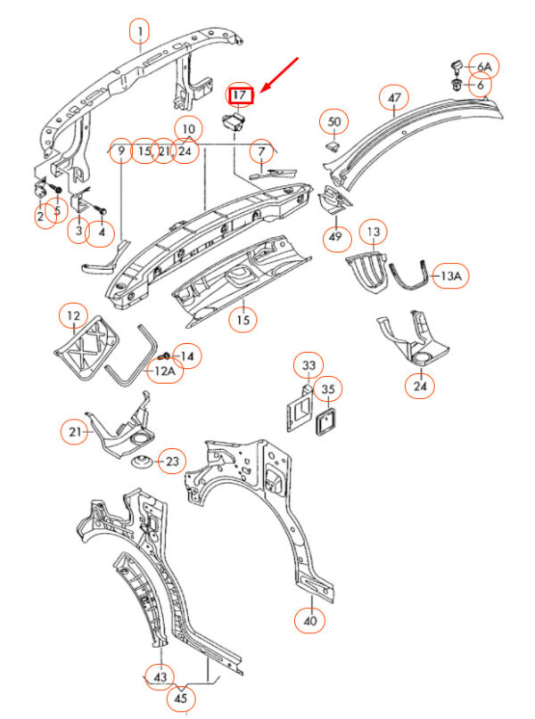 7E0907643 - NEW VW TRANSPORTER T5 AIR QUALITY SENSOR 7E0907643 GENUINE