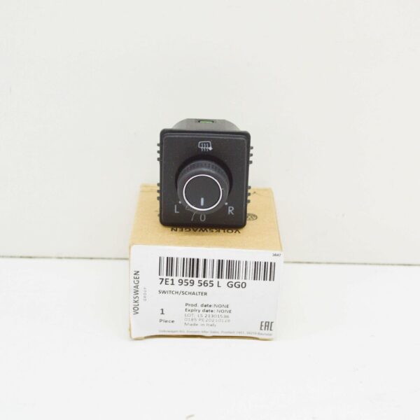7E1959565LGGO - NEW VW TRANSPORTER T6 ELECTRIC MIRROR SWITCH BUTTON LHD 7E1959565LGGO