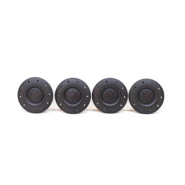7H0601151C - VW TRANSPORTER T5 WHEEL CENTRE HUB CAPS SET 4PCS 7H0601151C9B9 NEW GENUINE
