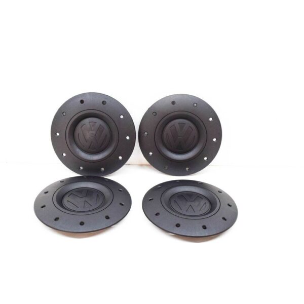 7H0601151C - VW TRANSPORTER T5 WHEEL CENTRE HUB CAPS SET 4PCS 7H0601151C9B9 NEW GENUINE