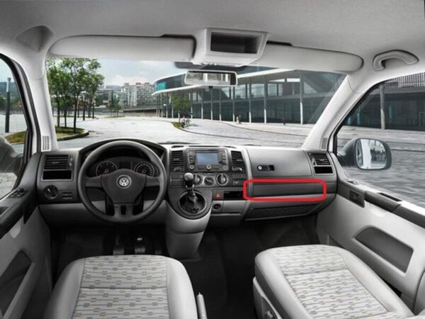 7H185718571N - New Genuine VW TRANSPORTER (03-15) Front O/S Right Outer Dashboard Molding OEM