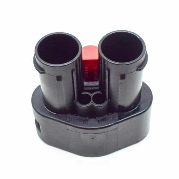 7H4906234 - New VW TOUAREG 7P Radiator Cooling Fan Flat Contact Housing 4 Pin 7H4906234 Genuine