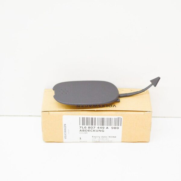 7L6807449A - Volkswagen TOUAREG 7L towing hook eye cap left 7L6807449A9B9 new