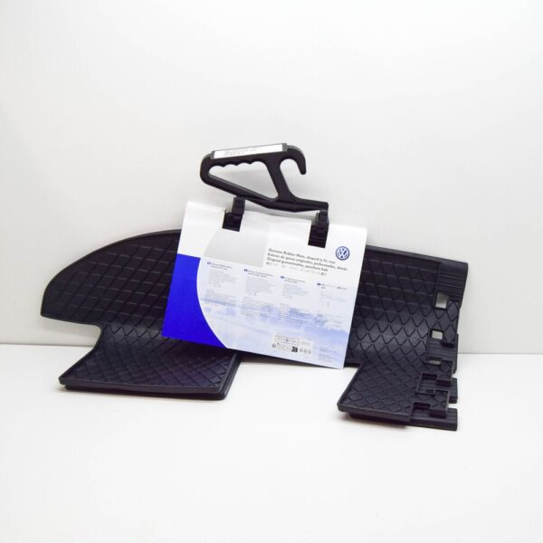 7N0061511041 - VW SHARAN 7N MK2 3rd Rear Series Rubber Floor Mats Set 7N0061511041 NEW