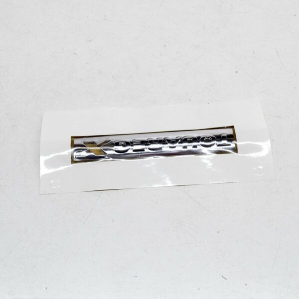 7P6853688A2ZZ - NEW VW TOUAREG 7P CHROME SELF-ADHESIVE SIDE TOUAREGX BADGE 7P6853688A2ZZ