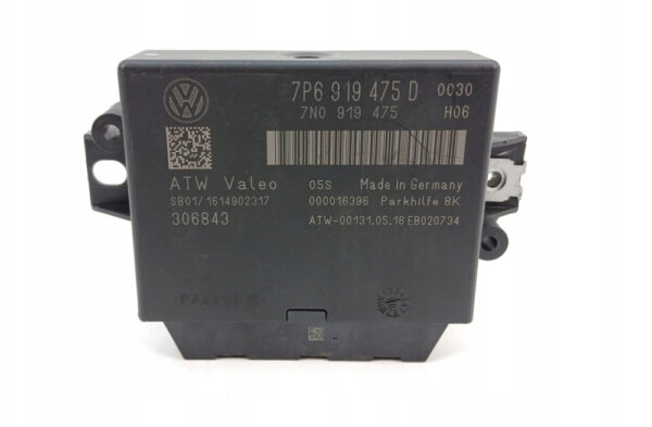 7P6919475D - NEW VOLKSWAGEN TOUAREG 7P PARKING AID CONTROL UNIT 7P6919475D ORIGINAL