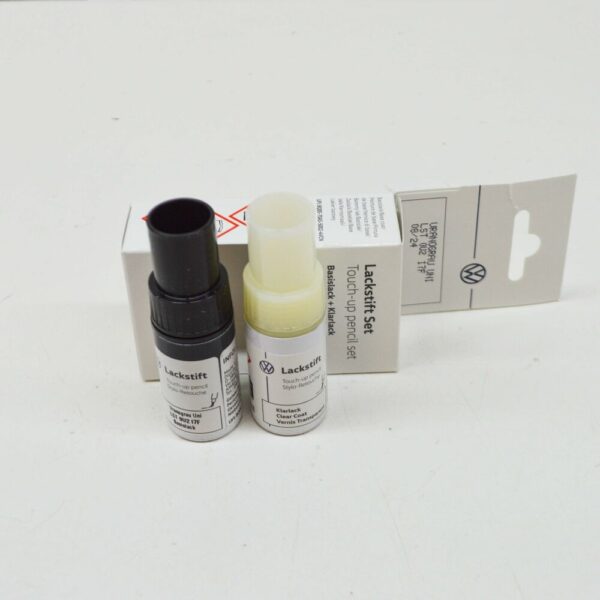 LST0U2I7F - NEW VOLKSWAGEN AUDI URANO GREY TOUCH UP PAINT SET LST0U2I7F ORIGINAL