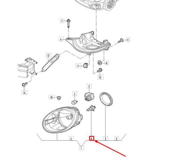 N0177637 - NEW VW BEETLE A5 HALOGEN BULB 'SUPER-LONGLIFE' N0177637 ORIGINAL