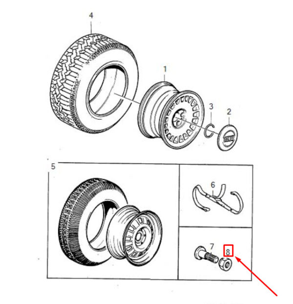1273068 - VOLVO V90 MK1 WHEEL NUT 1273068 NEW GENUINE