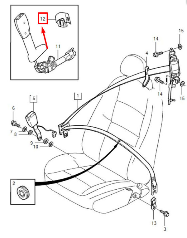 30662719 - VOLVO S60 MK2 SOCKET COVER 30662719 NEW GENUINE