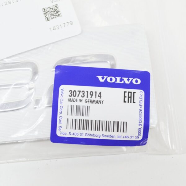 30731914 - Volvo S80 MK2 Engine Cover Emblem Badge 30731914 NEW GENUINE