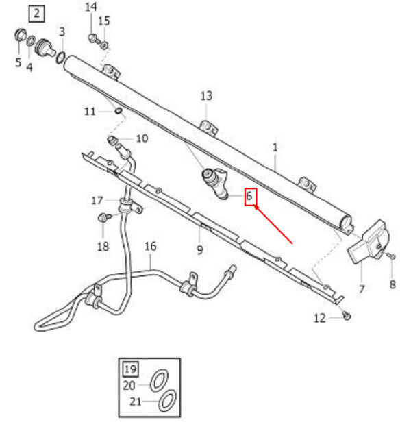 30777502 - Volvo S60 MK2 Injector 30777502 NEW ORIGINAL