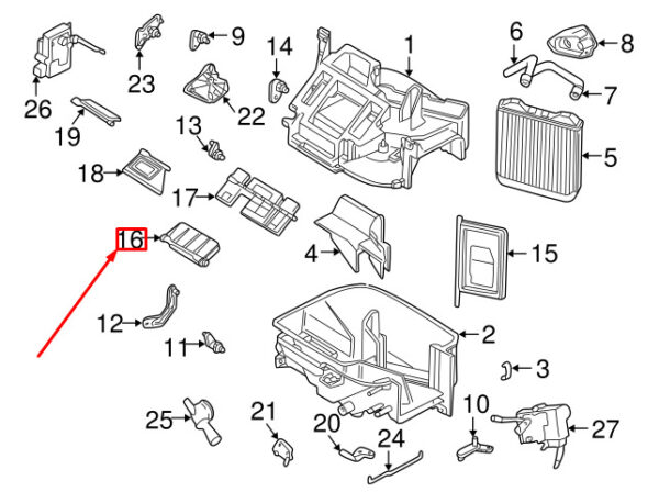 30824475 - VOLVO S40 MK1 LOCK 30824475 NEW GENUINE