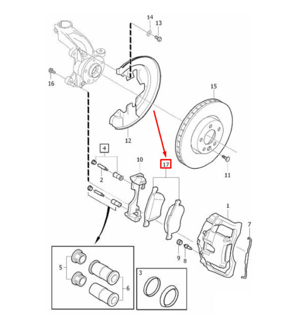 31200229 - VOLVO S80 MK2 FRONT BRAKE PAD SET 31200229 NEW GENUINE