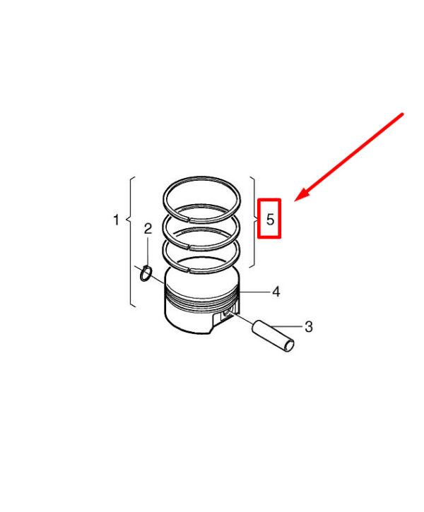 31339782 - VOLVO C30 PISTON RINGS 31339782 NEW GENUINE